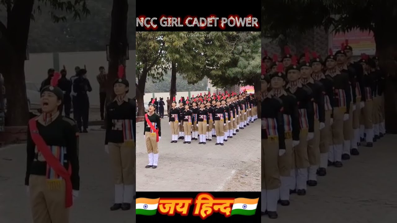 NCC GIRL CADET COMMANDER Army Ncc Ncctraining Ytviral Shorts