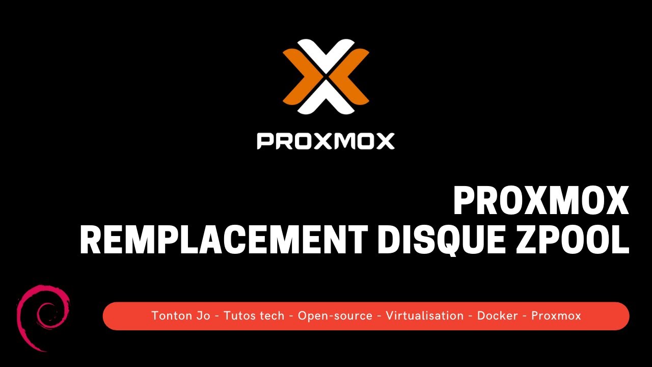 Les Tutos Proxmox No 6 Remplacement Disque dur Zpool ZFS YouTube