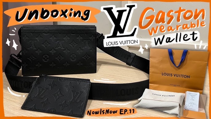 Louis Vuitton Monogram Shadow Gaston Wearable Wallet - Black