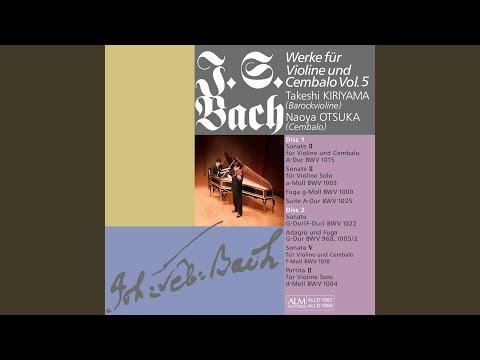 Suite A-Dur, BWV 1025: VII. Allegro auf YouTube ansehen