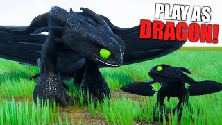 Play As Baby Toothless!! Best Dragon Simulator Game Ever - Dragons Of The Edge Gameplay screenshot 3