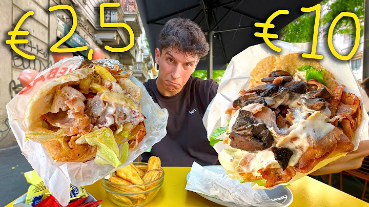 Kebab from €2.50 VS Kebab from €10 in Milan