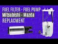 How to Replace Fuel Pump | Fuel Filter Replacement on Mitsubishi Outlander ASX Lancer EVO Mazda car