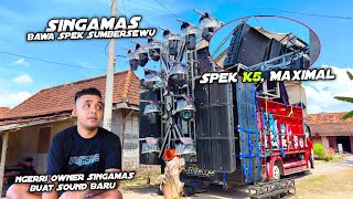 Singamas Bawa Spek Battle Sumbersewu line Array 5coustic By K5 Maksimal