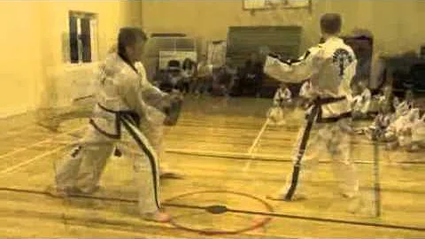 Senior Master Raymond O'Neill breaking at Spartan