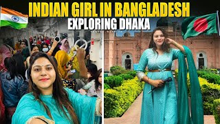 Indian girl in Dhaka  Dhaka metro  Dhakeshwari TempleOne & only Hindu Mandir