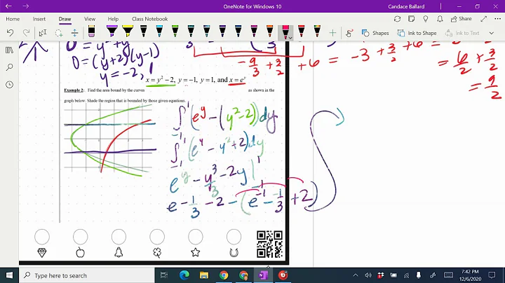 Calculus 8.5 Finding Area Between Curve Expressed as Functions of y Example 2