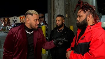 Solo Sikoa, Jacob Fatu and Tama Tonga backstage segment | SmackDown | 21/02/2025