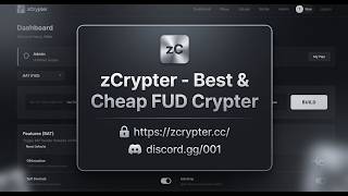 [FUD] Best & Cheap Crypter | zcrypter.cc | 2026