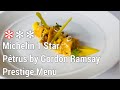Fine dining at Petrus by Gordon Ramsay (Michelin Star Restaurant Prestige Menu  in London)