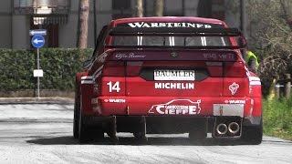 1996 Alfa Romeo 155 V6 Ti EPIC Sound In Action Around A Street Circuit