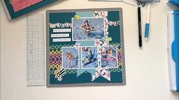 How to Create a Background Pattern Using the Border Maker System by Creative Memories