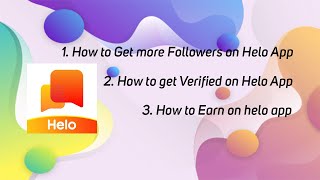 How To Get More Followers and Get Verified On Helo App | How to Earn on Helo App screenshot 1