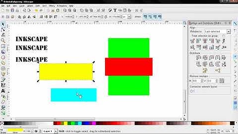 Align and Distribute PART 2 - Inkscape Beginners