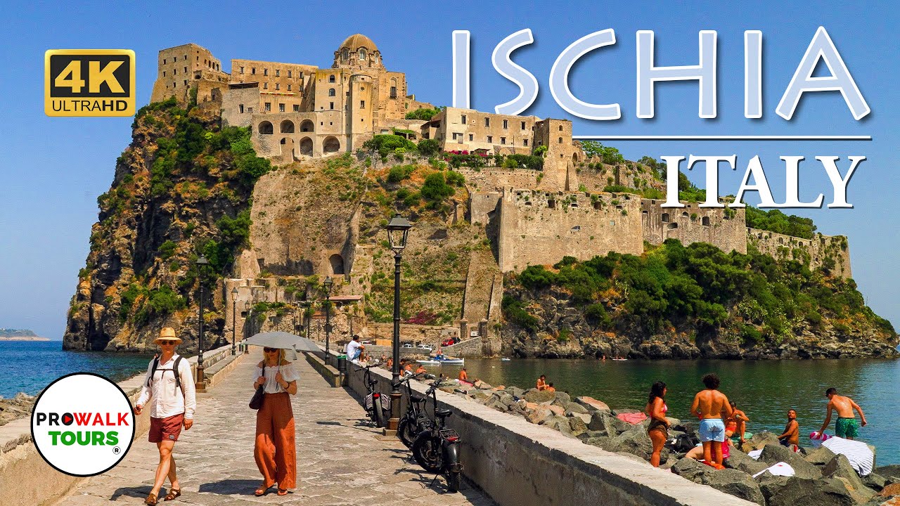 4K Walking Tour of Ischia Ponte & Aragonese Castle | Explore the Island of Ischia, Italy – Video