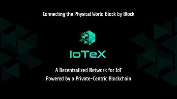 IoTeX Testnet Preview Demo (Codename: StoneVan)