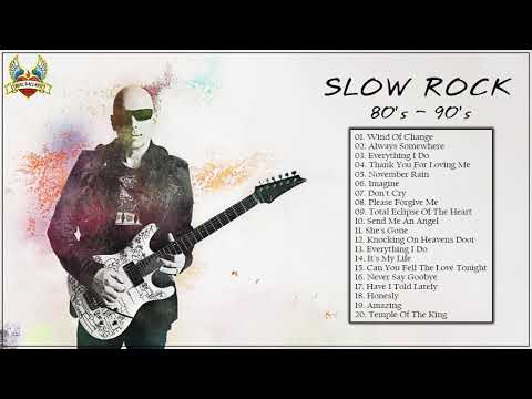 Scorpions, Bon Jovi, Led Zeppelin, Aerosmith, U2, Eagles - Best Slow Rock Ballads 80's 90's