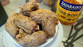 How to make New Orleans boiled Turkey Necks (Stove top version)