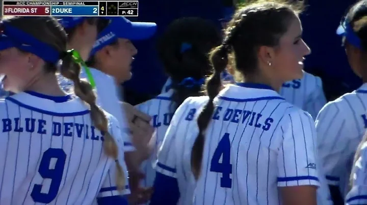 Duke softball's Rachel Crabtree hits home run vs. ...