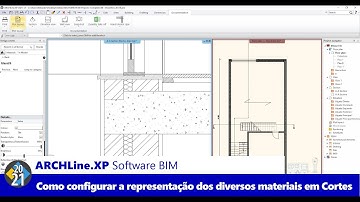 Workflow ARCHLine.XP Software BIM - Ep. 81 - Como Configurar a Representação de Materiais em Corte