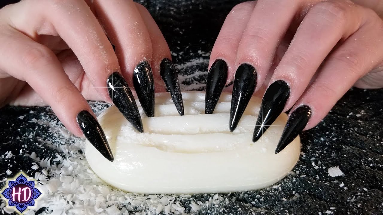 ASMR Soap Scratching & Scraping (With No Talking) ASMR Long Nails, Bassy Scratching 😵