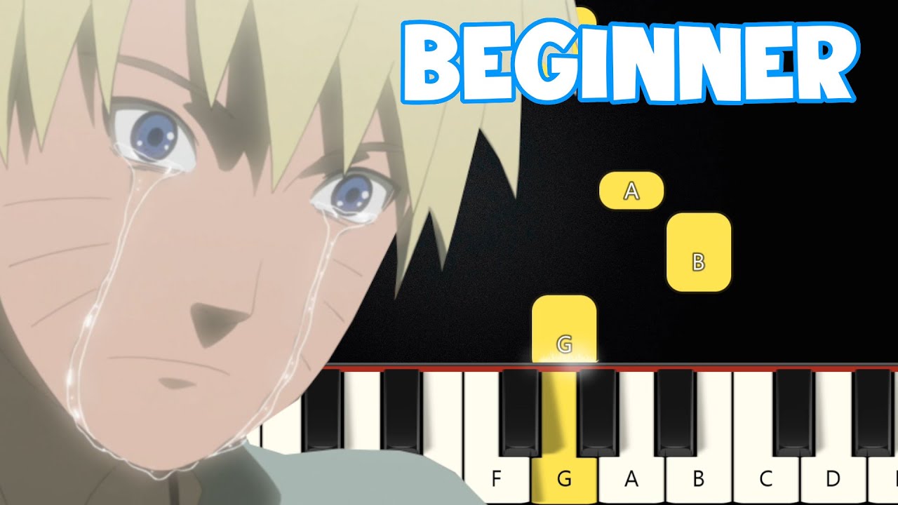 Sadness And Sorrow - Naruto | Beginner Piano Tutorial | Easy Piano