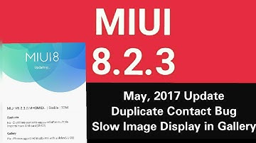 MIUI 8.2.3 MHOMIDL (2017) Contacts Problem Solved | Redmi Note 3