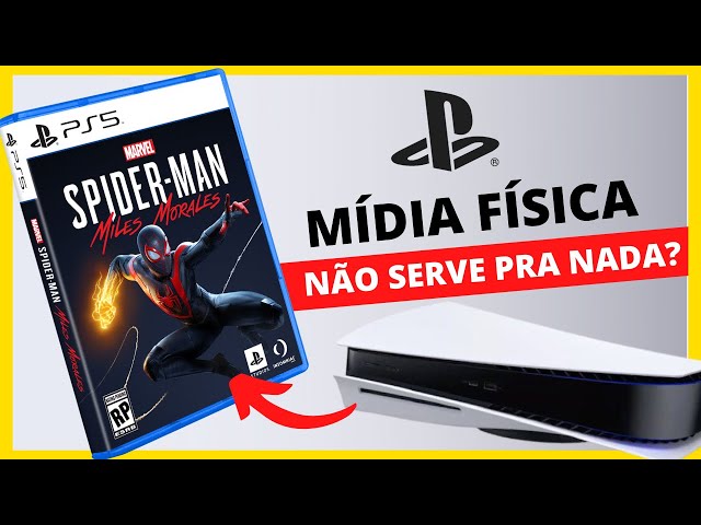 JOGOS de PS5 Mídia Física OCUPAM ESPAÇO de Armazenamento? 