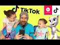 Raction  tik tok avec tata habiboucha kamilia et massilya