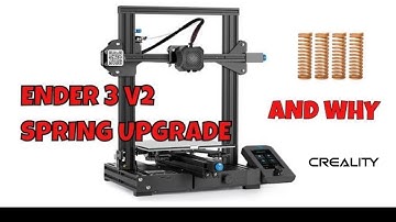 ENDER 3 V2  Spring Upgrade and Why #3dhp