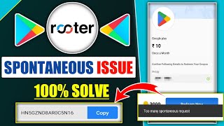 Rooter App Redeem Code Spoutanues Problem || Rooter Google Play Gift Card Redeem Problem Solution || screenshot 1