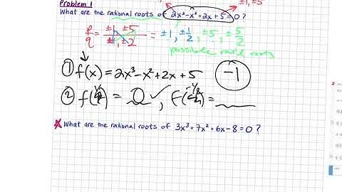 Alg2 Theorems About Roots 5.5