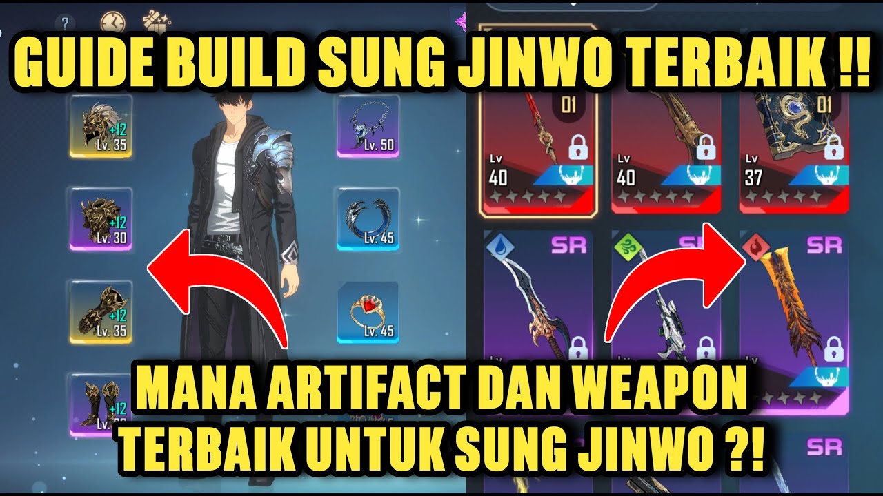 Guide Build Artifact, Skill & Weapon Terbaik Untuk Sung Jinwoo - Solo ...