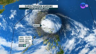 Lalo pang lumakas bilang Super Typhoon ang bagyong #KardingPH habang lumalapit sa Luzon | News Live