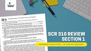 Purchase Agreement SCR 310 Section  1