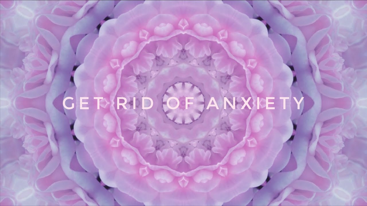 Meditation Get Rid of Anxiety. Mandala Art