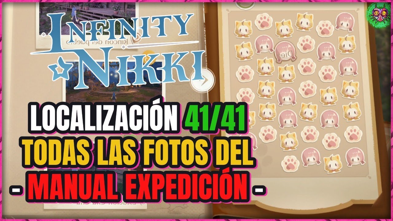 LOCALIZACIÓN TODAS las FOTOS del MANUAL DE EXPEDICIÓN | 💯Infinity Nikki ...