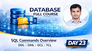 SQL Commands Overview | DDL, DML, DCL, TCL Explained in One Video
