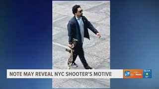 NYC shooter's note may reveal motive and it has to do with CTE