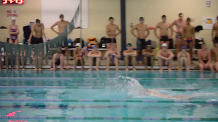 David Nolan demonstrates a :49.4 in a 100 IM for P...