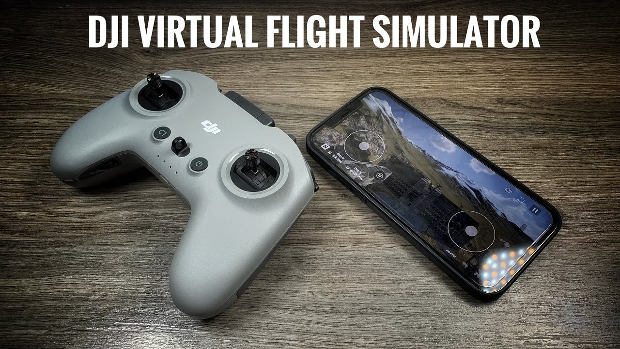 DJI Virtual Flight Simulator Demo - How To Setup Controller & Goggles 