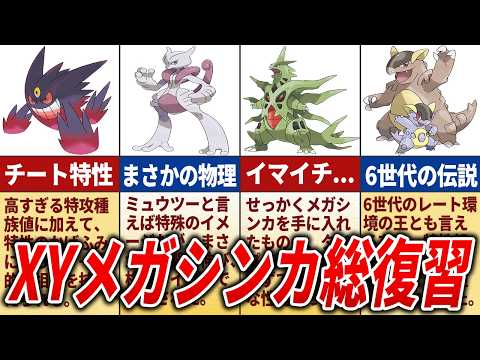 レジェンズZAに向けて】XYで登場したメガシンカポケモンを総おさらい
