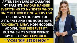 My Parents Chose My Sister Over Me—Until the Letter I Left Made Her Scream “You’re Joking!”...