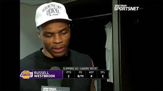 Westbrook Says He Played Solid After Shooting 0/11
