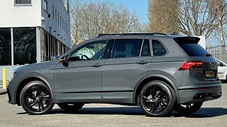 Volkswagen NEW Tiguan R-line Black Style 2022 in4K Dolphin Grey 19 inch Valencia Walk around &detail