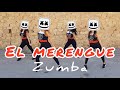 El merengue Marshmello y Manuel Turizo Zumba Coreografía María Carvajal #zumba #elmerengue #turizo