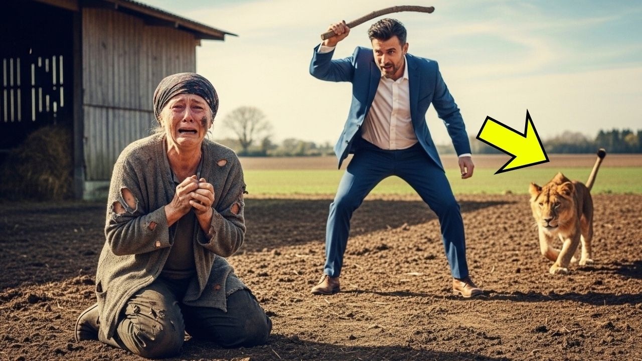 RICH FARMER decides to punish a STARVING OLD BEGGAR for STEALING MILK, until the LION...