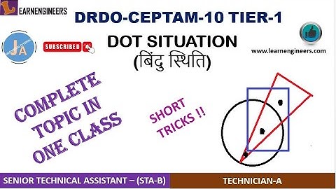 DOT SITUATION FROM NON VERBAL SERIES FOR DRDO CEPTAM-10 TIER 1 & OTHER GOVT. EXAM PREPARATION.
