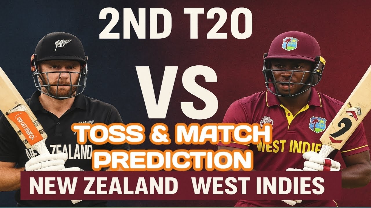 NZ vs WI Live | 2nd T20 | New Zealand vs West Indies Live 2025 - YouTube