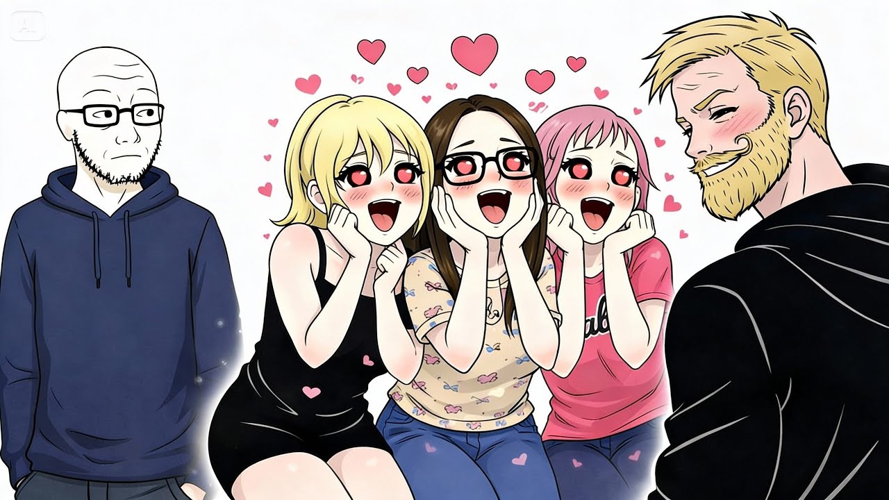 帥哥與醜男的一生| wojak | 動畫 | 社會